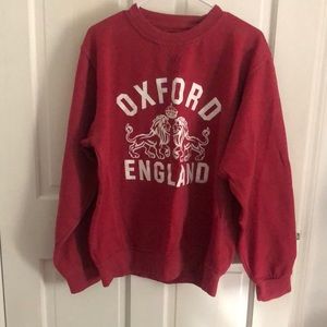Oxford crew neck sweatshirt
